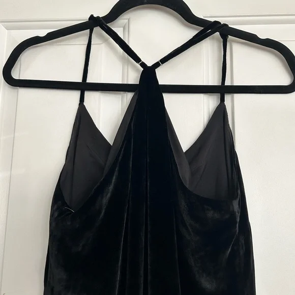 Madewell Black Mini Dress with Spaghetti Straps - Picture 4 of 8
